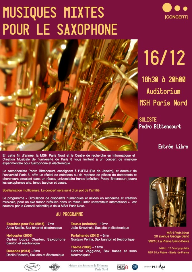 Concert Saxophone 2015